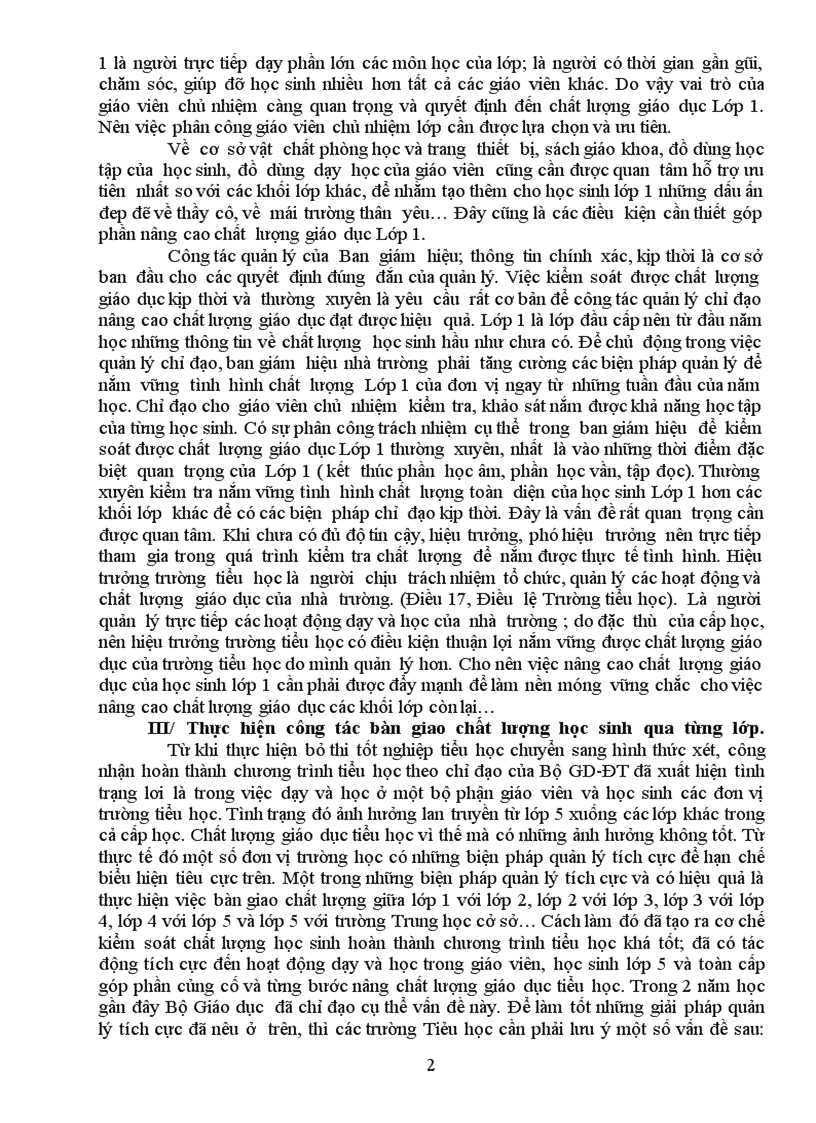 image for page Tham luận nâng cao chất lượng giáo dục