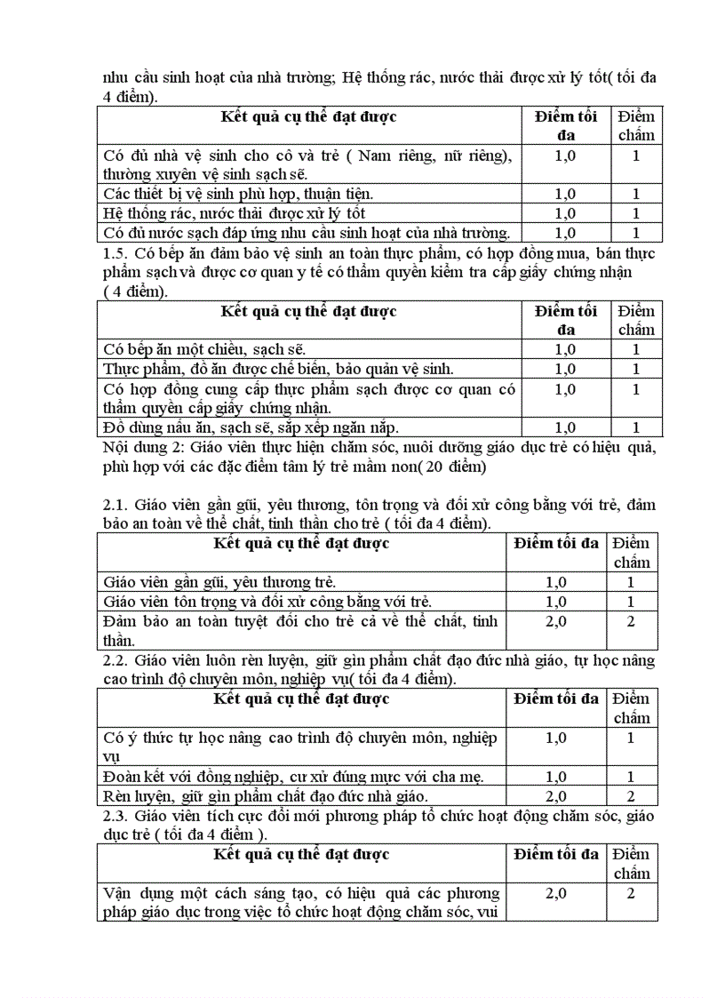 image for page Thang điểm đánh giá trường học thân thiện