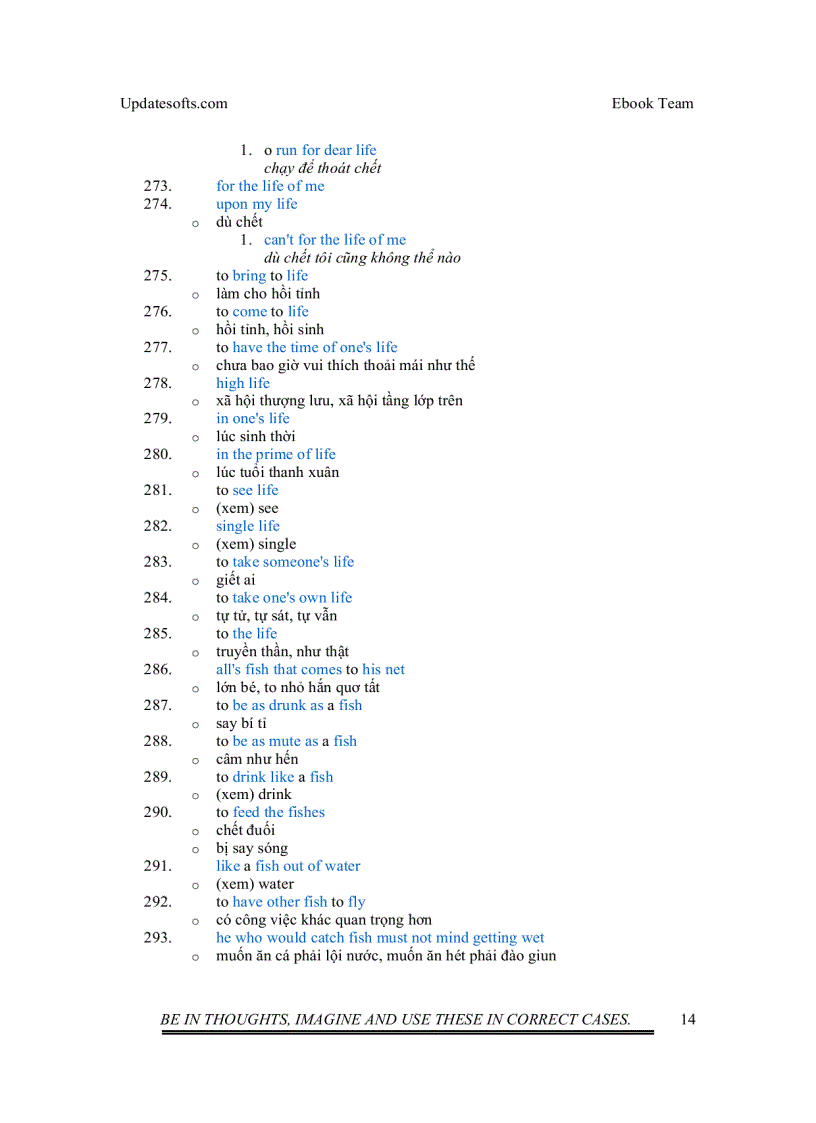 image for page Thành ngữ Tiếng Anh