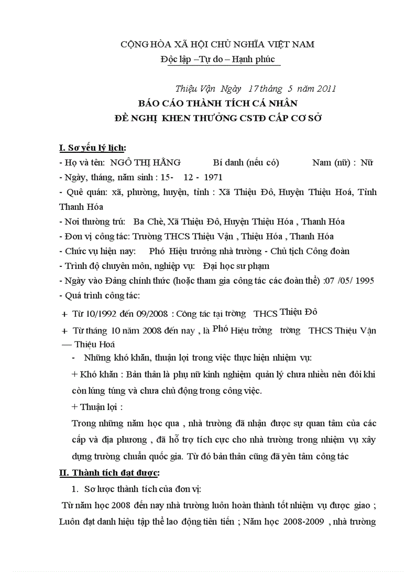 image for page Thanh tich ca nhan