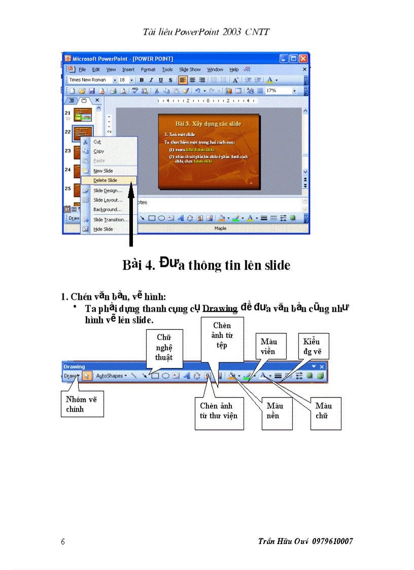 image for page Thay co lay tai lieu powerpoint in ra ma hoc nhe