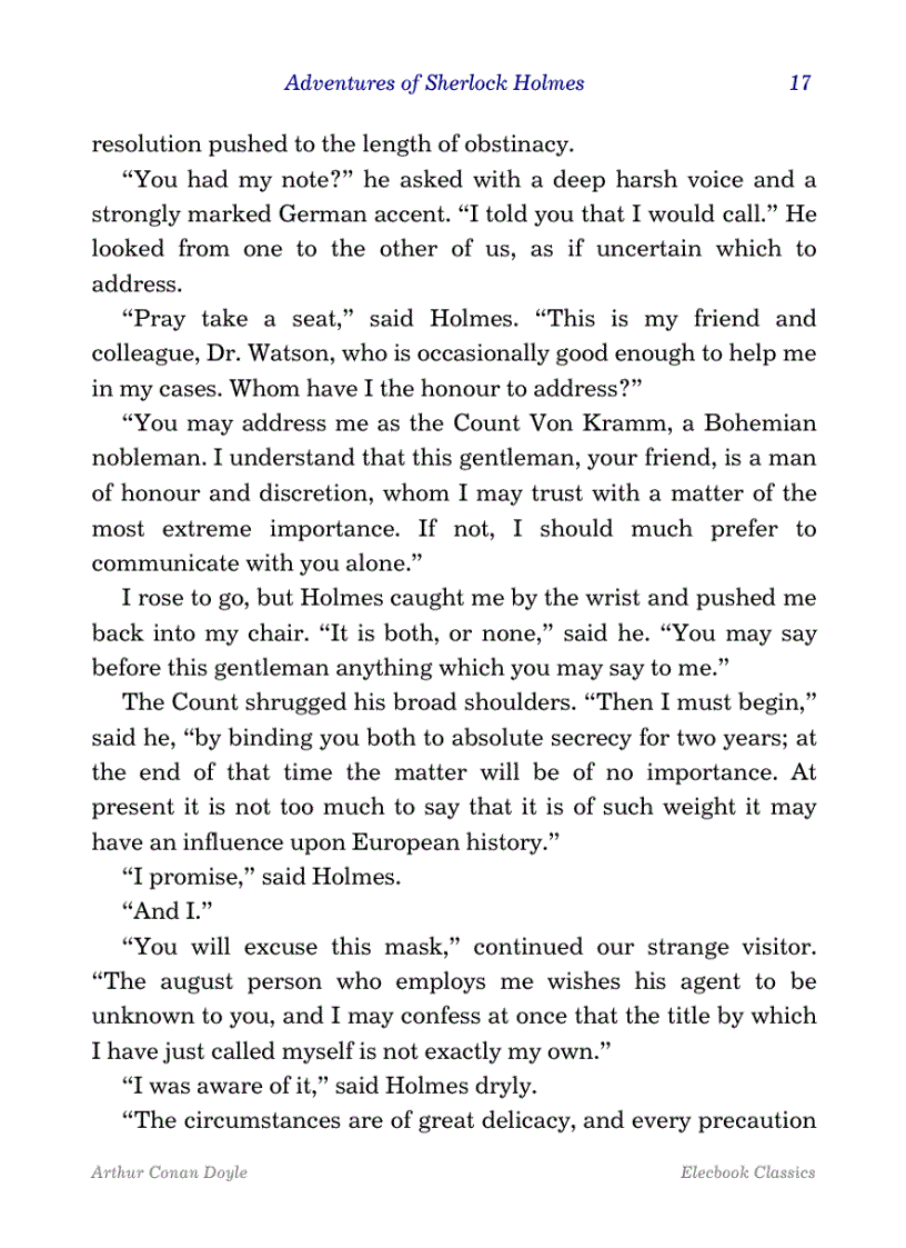 image for page The adventures of sherlock holmes