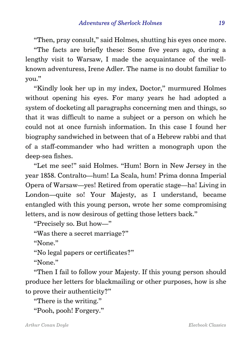 image for page The adventures of sherlock holmes