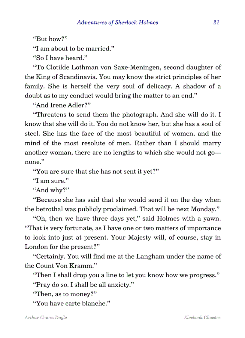 image for page The adventures of sherlock holmes