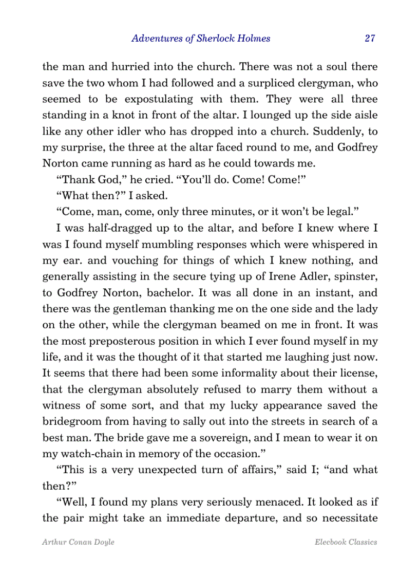 image for page The adventures of sherlock holmes