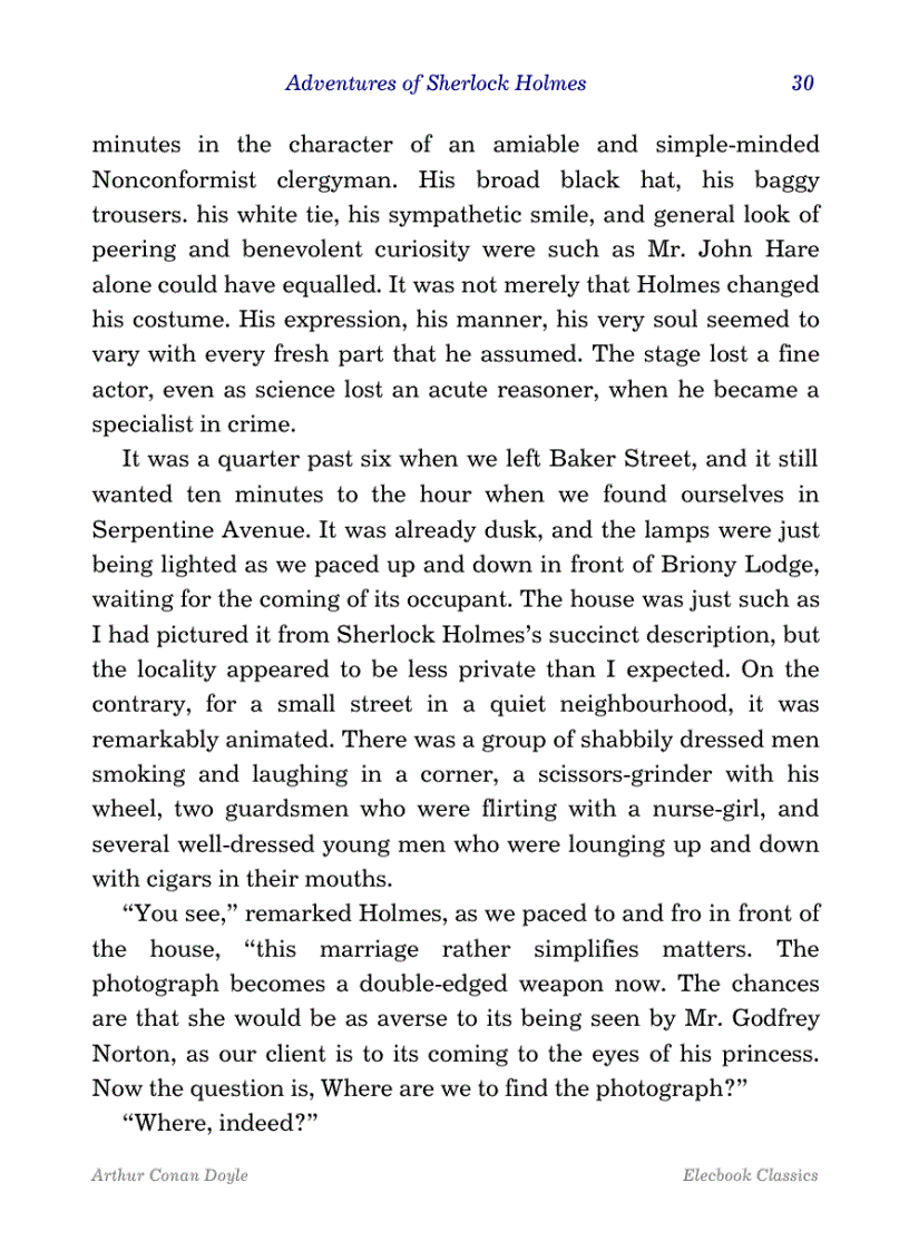 image for page The adventures of sherlock holmes