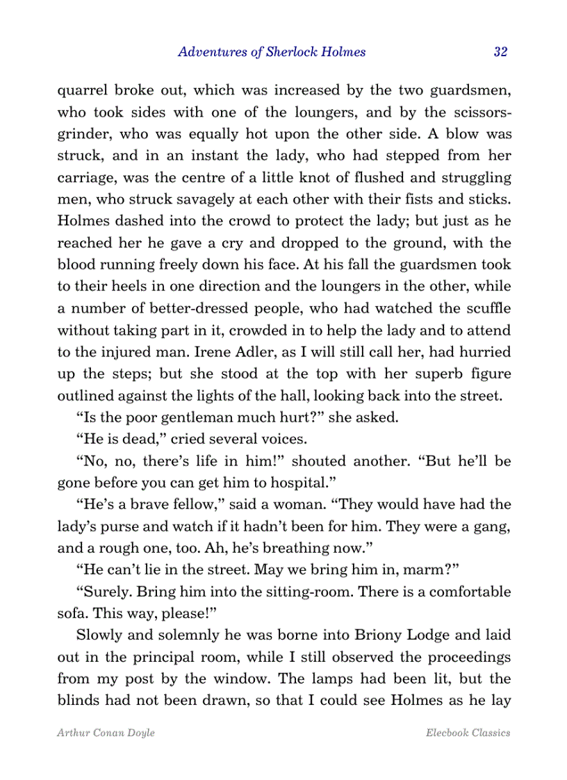 image for page The adventures of sherlock holmes