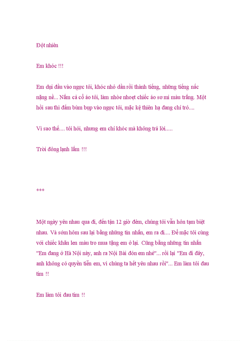 image for page Thế em xin một ngày yêu em nhé