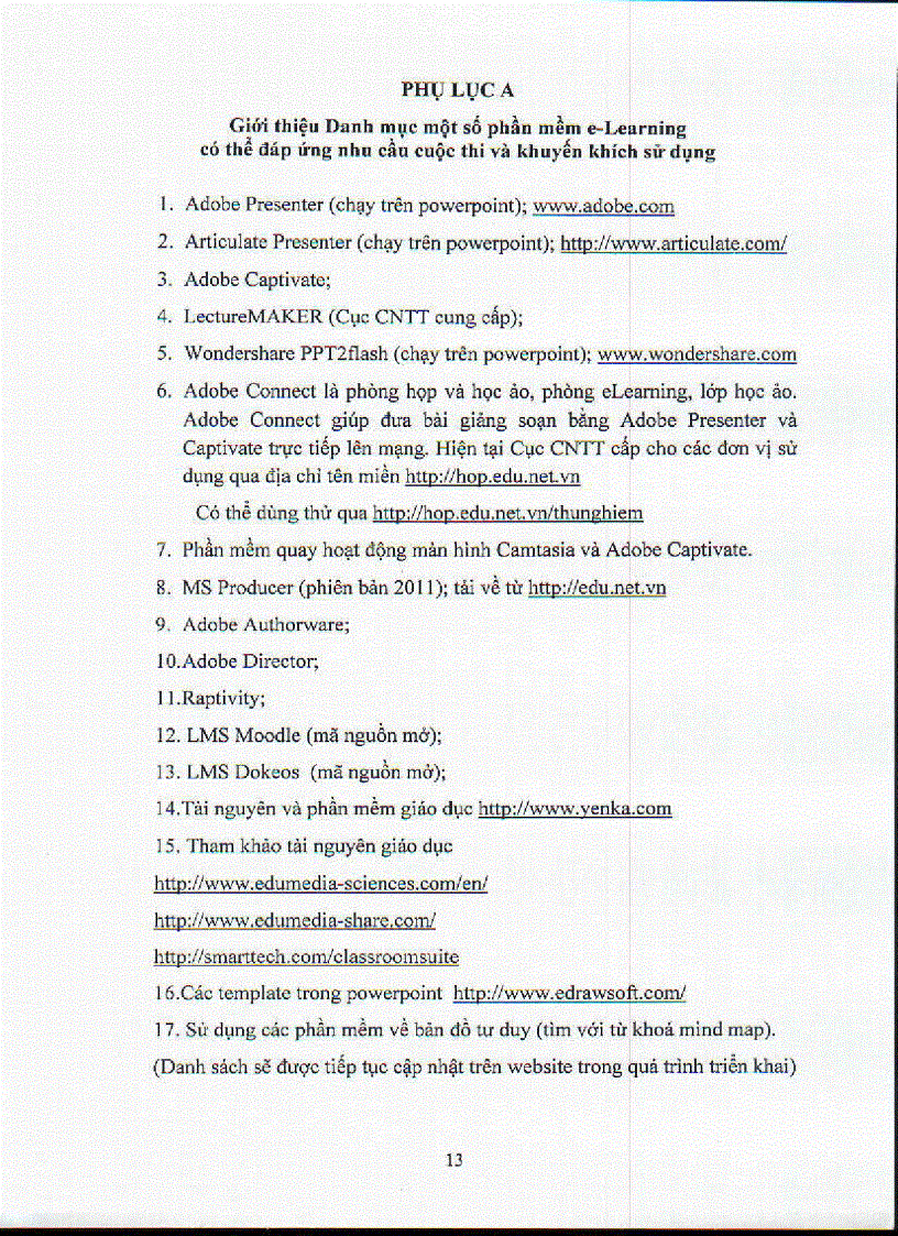 image for page Thể lệ cuộc thi thiết kế bài giảng E learning 2011 2012