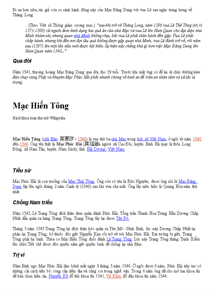 image for page Thế thứ các vua Triều Lê Mạc Nguyễn