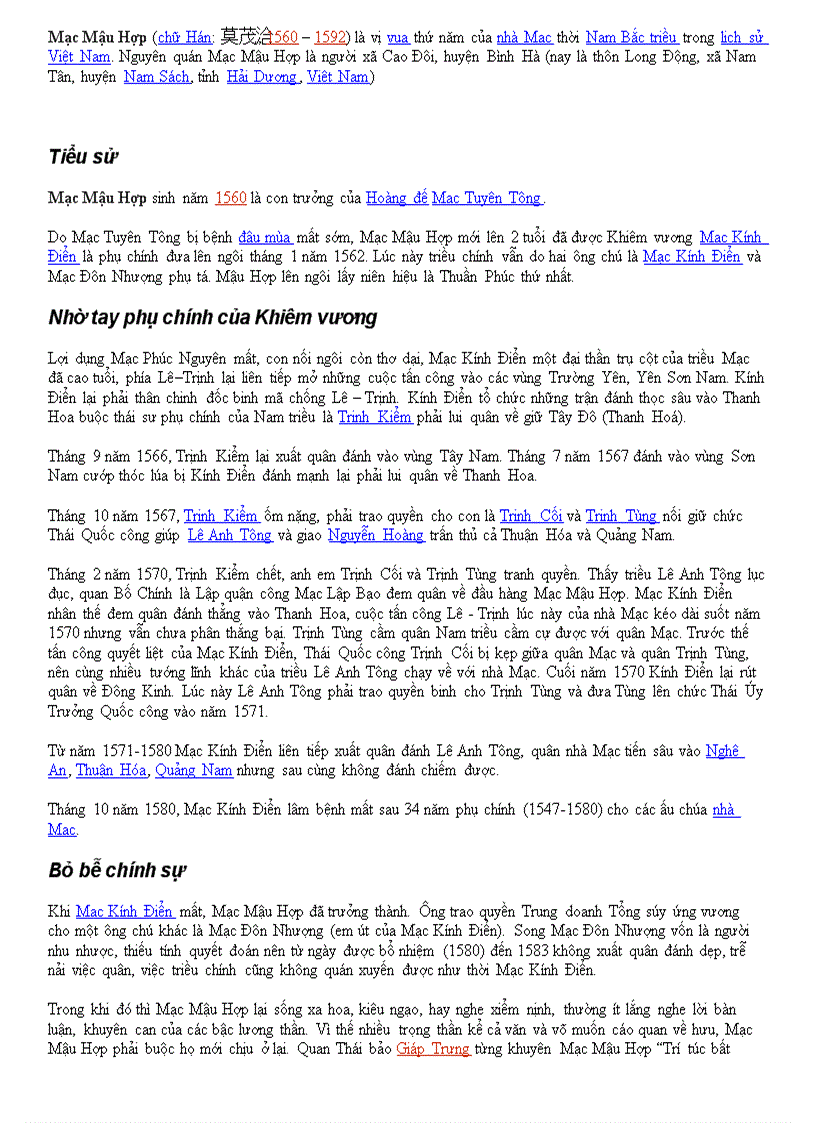 image for page Thế thứ các vua Triều Lê Mạc Nguyễn