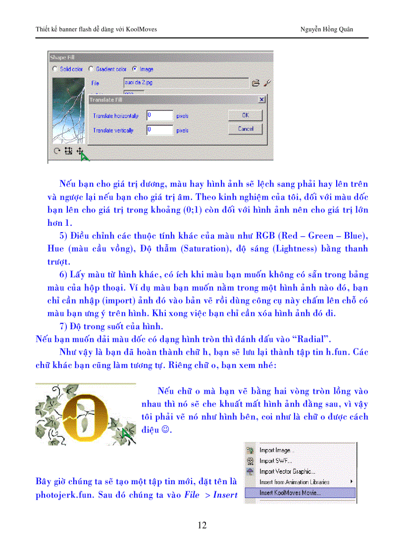 image for page Thiết kế Banner Flash cho trang Web