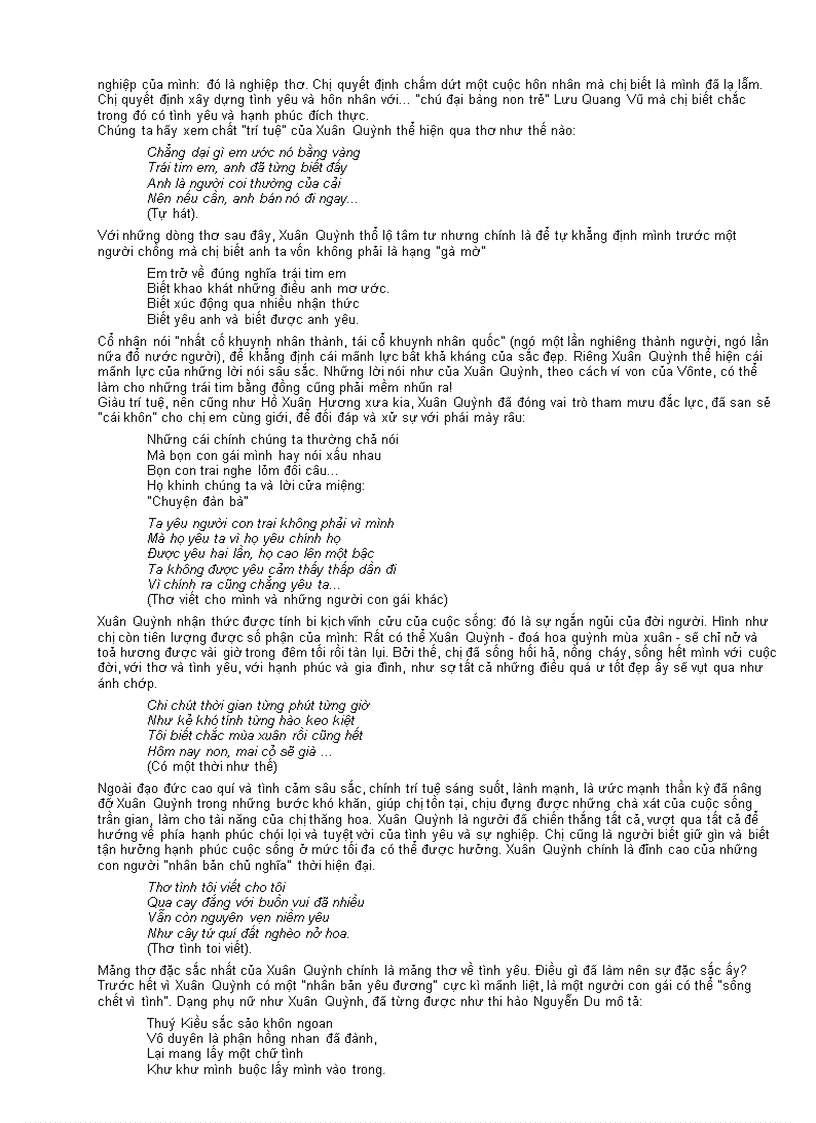 image for page Thơ Xuân Quỳnh và đôi nét về thế hệ thơ cùng thời