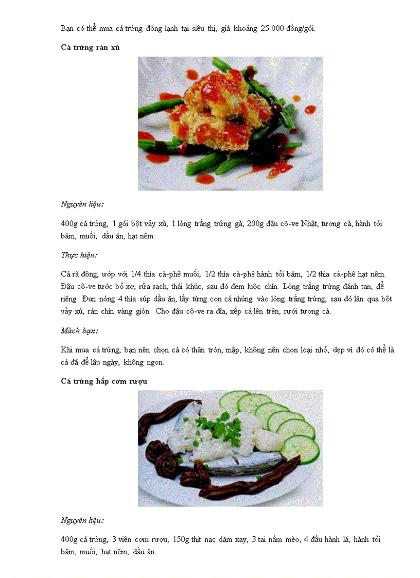 image for page Thơm ngon cá trứng