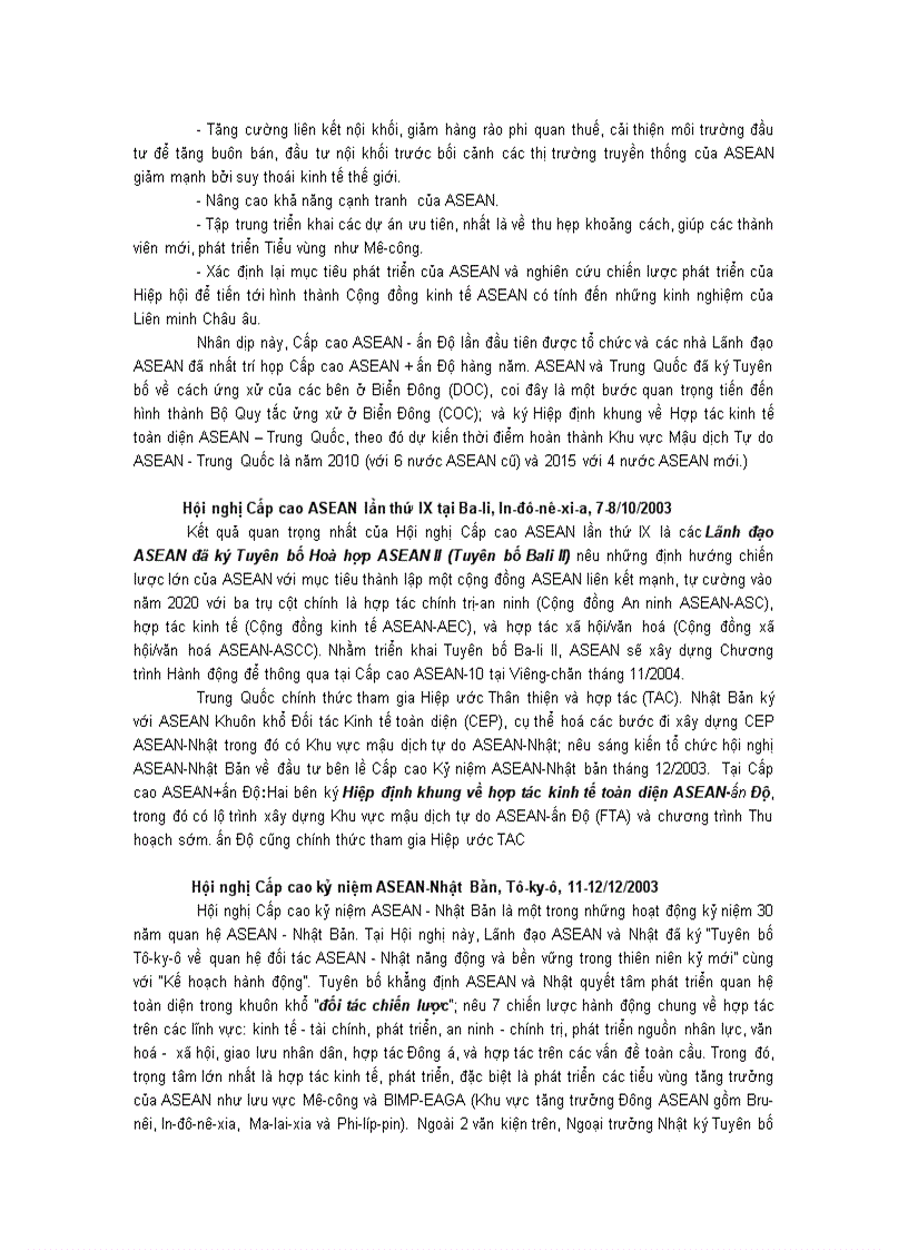 image for page Thông tin cơ bản về ASEAN