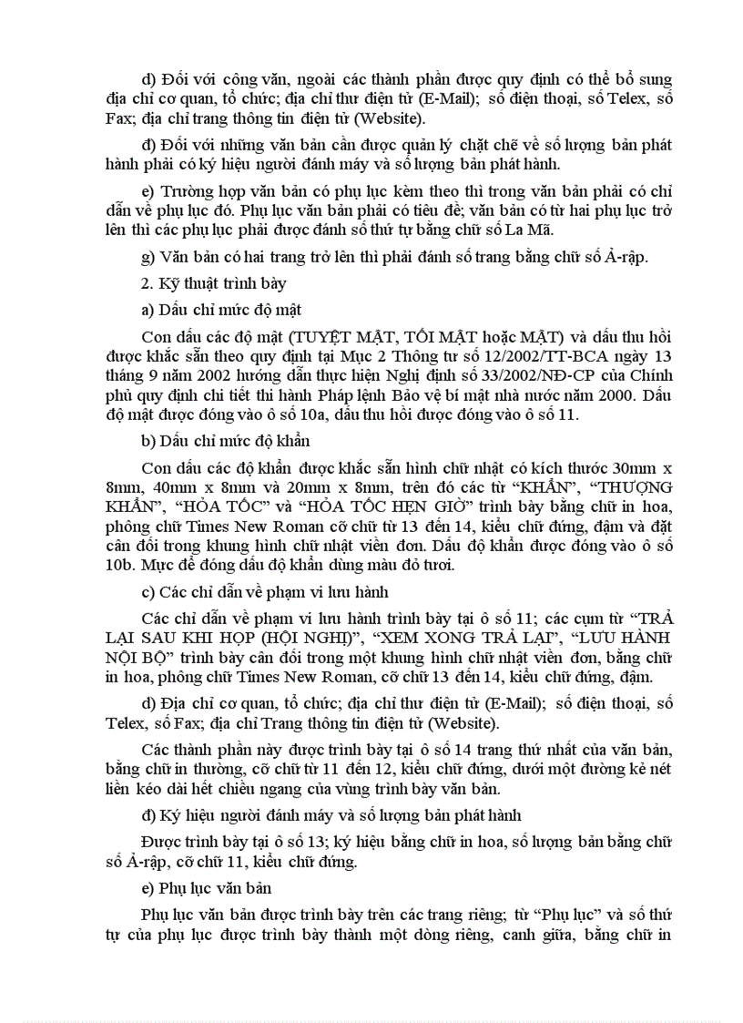 image for page Thông tư 01 Hướng dẫn kỹ thuật và thể thức trìnhbàyvăn bản hành chính