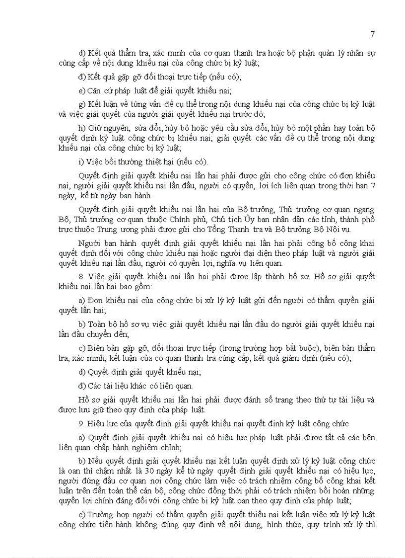 image for page Thong tu 01 2006 BNV ve Khieu naiTo cao