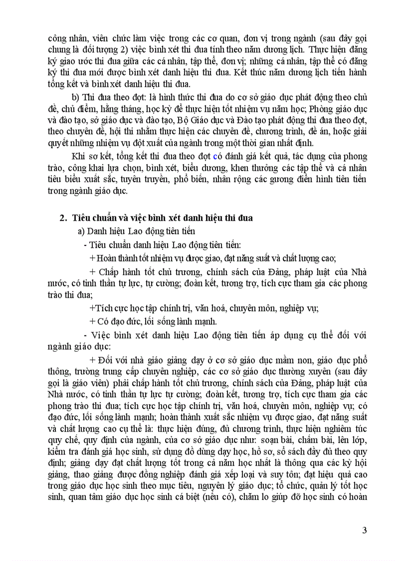 image for page Thông tư 21 Hướng dẫn công tác thi đua khen thưởng ngành Giáo dục