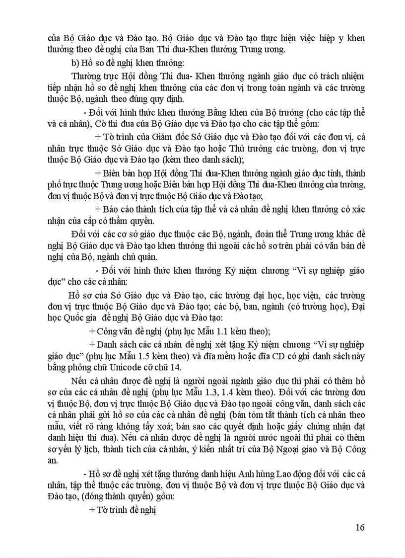 image for page Thông tư 21 Hướng dẫn công tác thi đua khen thưởng ngành Giáo dục