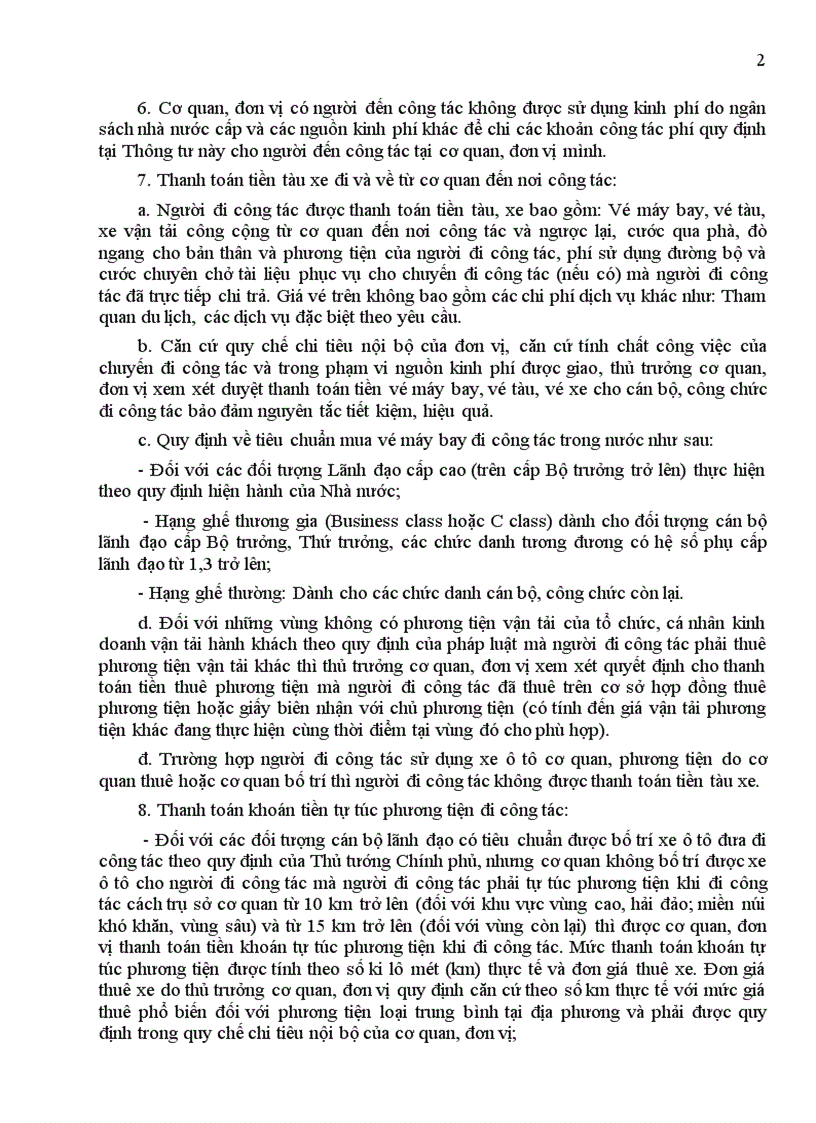 image for page Thong tu 23 2007 BTC Cong tac phi va Hoi nghi