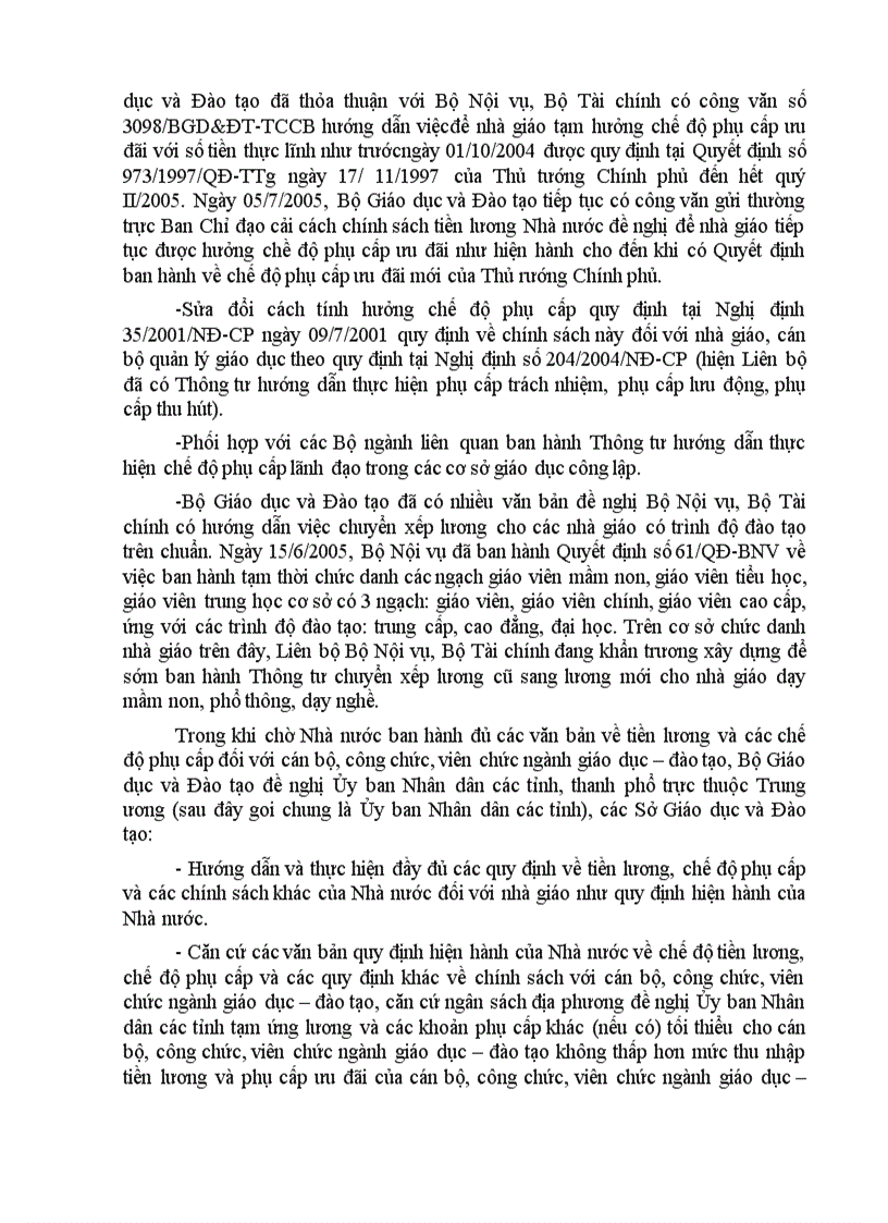 image for page Thông tư 244 về chế độ phụ cấp đối với nhà giáo