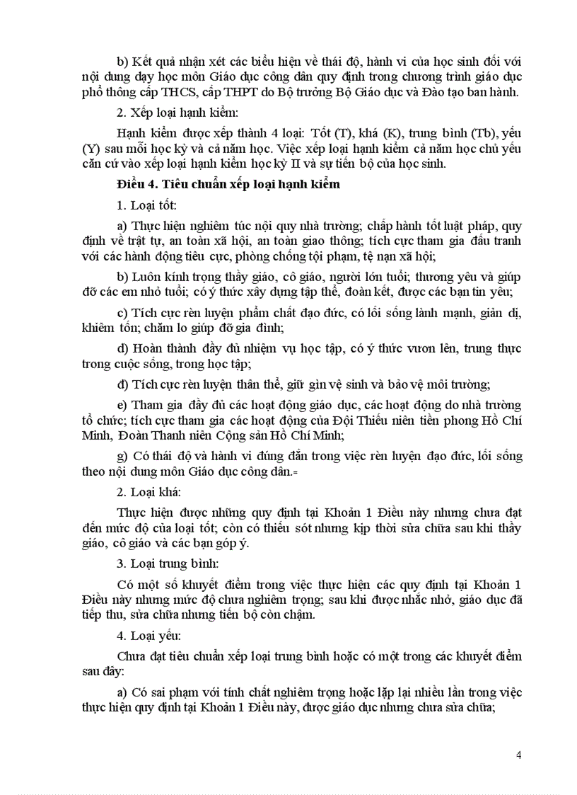 image for page Thong tu 58 ve danh gia xep loai hoc sinh moi ap dung cho HKII cac gv xem de ap dung cho dung