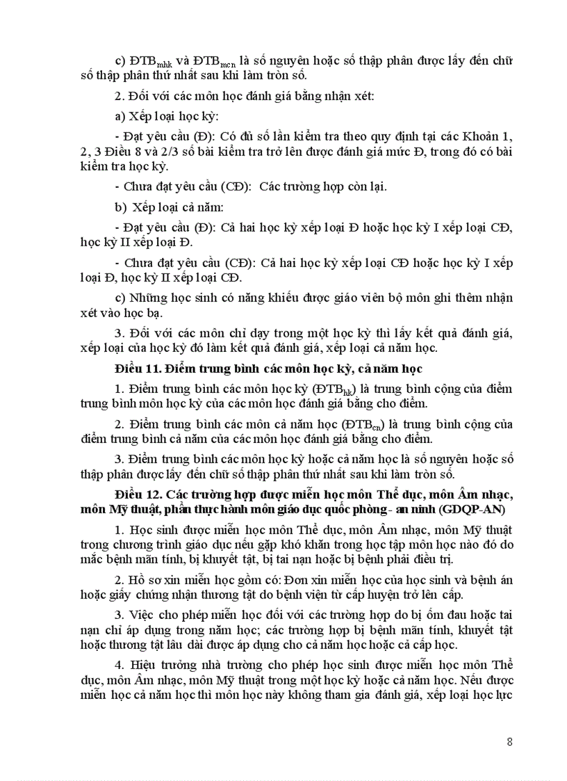 image for page Thong tu 58 ve danh gia xep loai hoc sinh moi ap dung cho HKII cac gv xem de ap dung cho dung