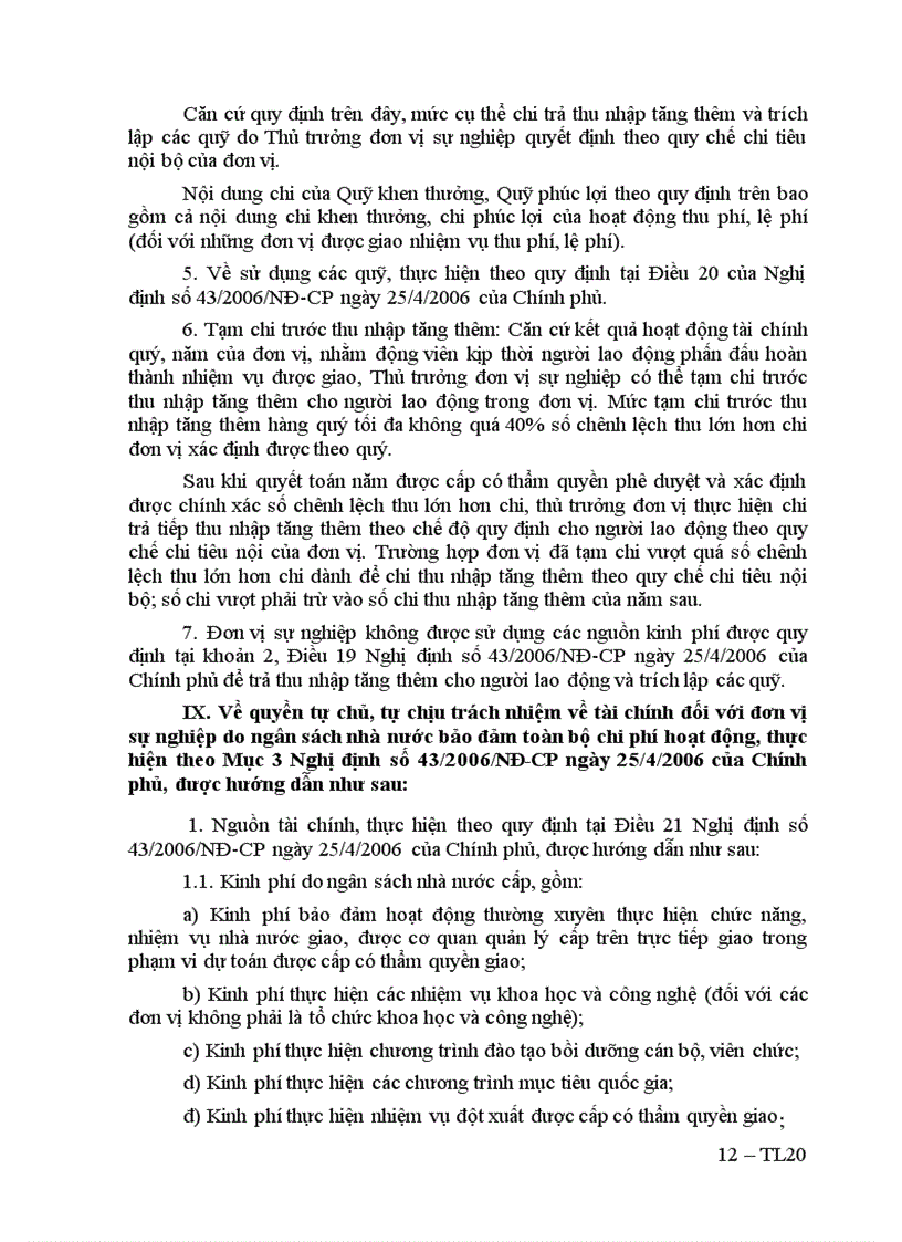 image for page Thong tu 71 HD thuc hien Nghi dinh 43 Tu chu tai chinh