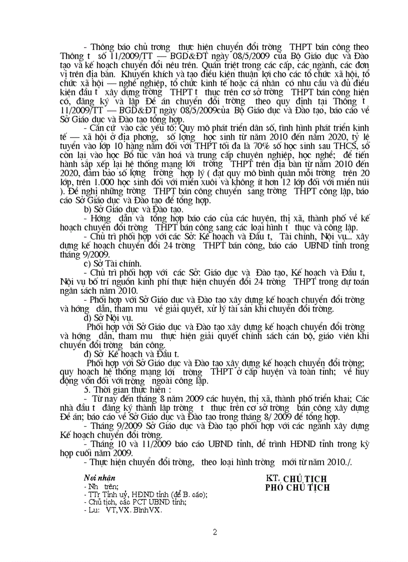 image for page Thông tư chuyển đổi hạng trường từ BC sang Công lập ở Thanh Hoá