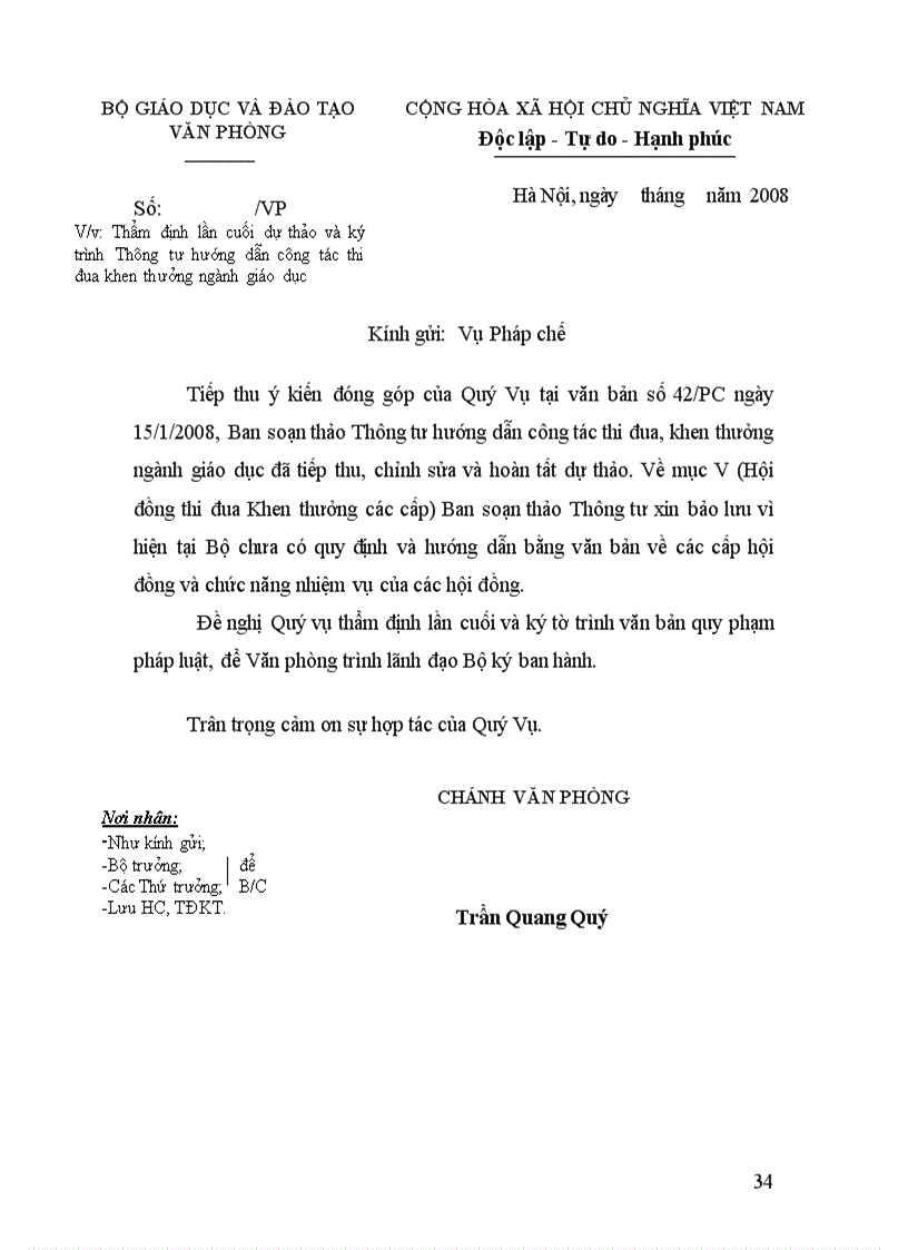 image for page Thong tu huong dan cong tac thi dua khen thuong