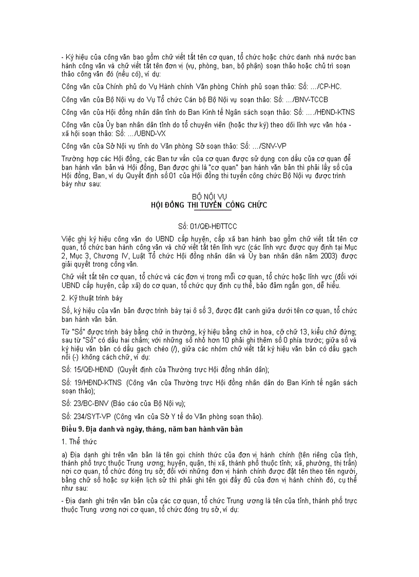 image for page Thong tu huong dan ve van ban hanh chinh