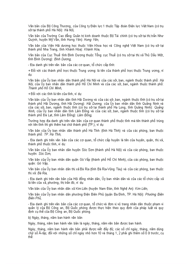 image for page Thong tu huong dan ve van ban hanh chinh