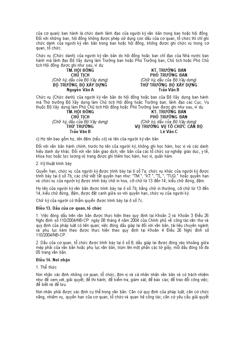 image for page Thong tu huong dan ve van ban hanh chinh