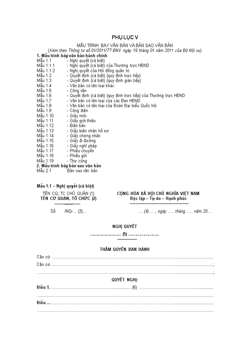 image for page Thong tu huong dan ve van ban hanh chinh