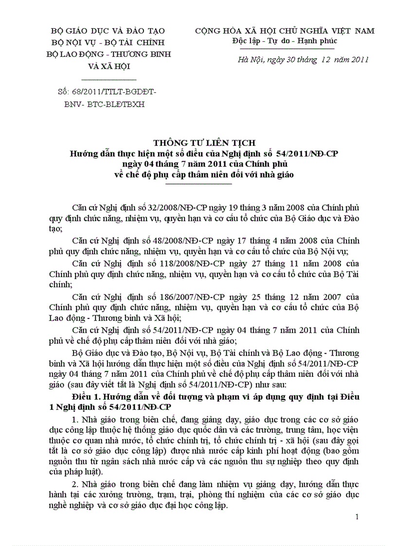 image for page Thong tu lien nganh ve phu cap tham niem