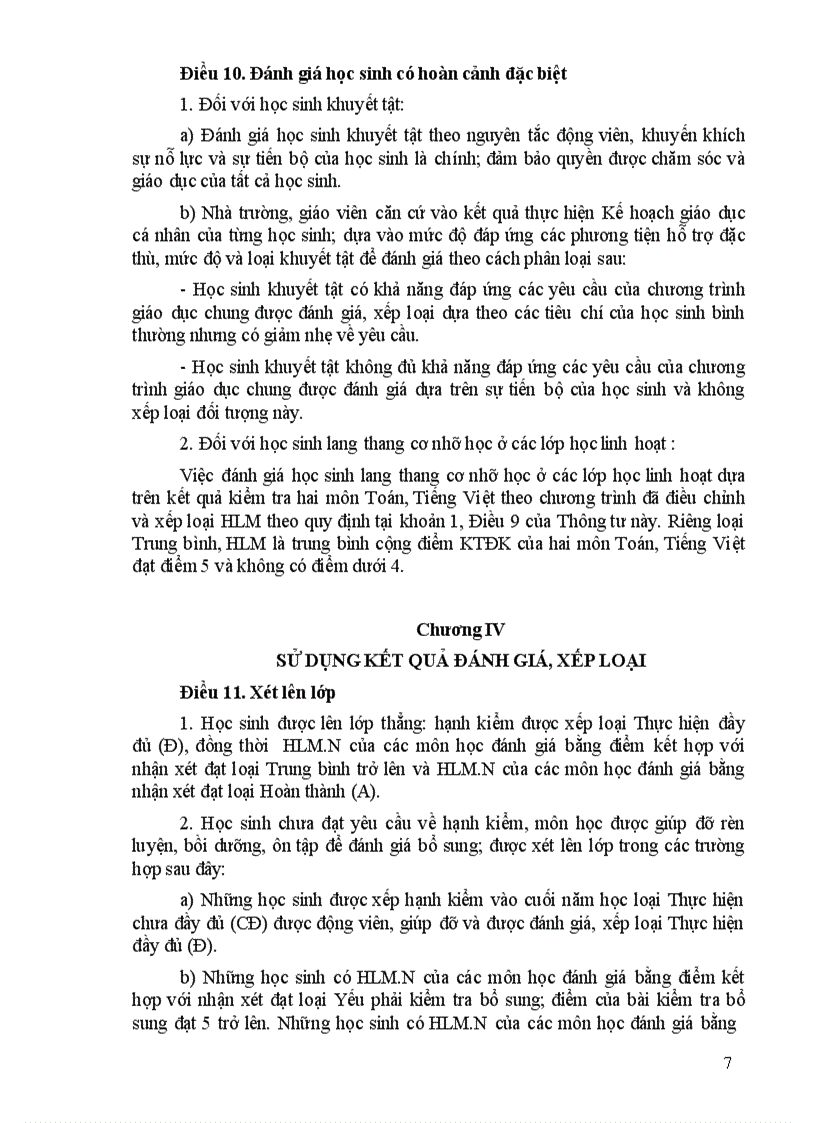 image for page Thong tu so 32 2009 TT BGDDT ve Danh gia xep loai HS tieu hoc