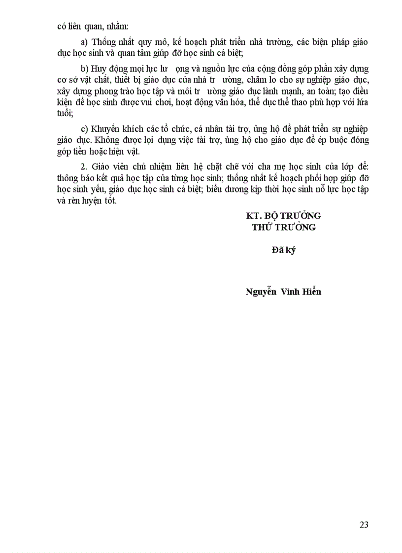 image for page Thong tu so 41 2010 TT BGDDT Ban hanh Dieu le truong tieu hoc