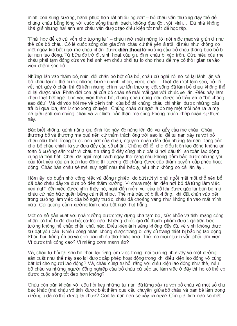 image for page Thư gửi Chủ tịch nước Nguyễn Minh Triết