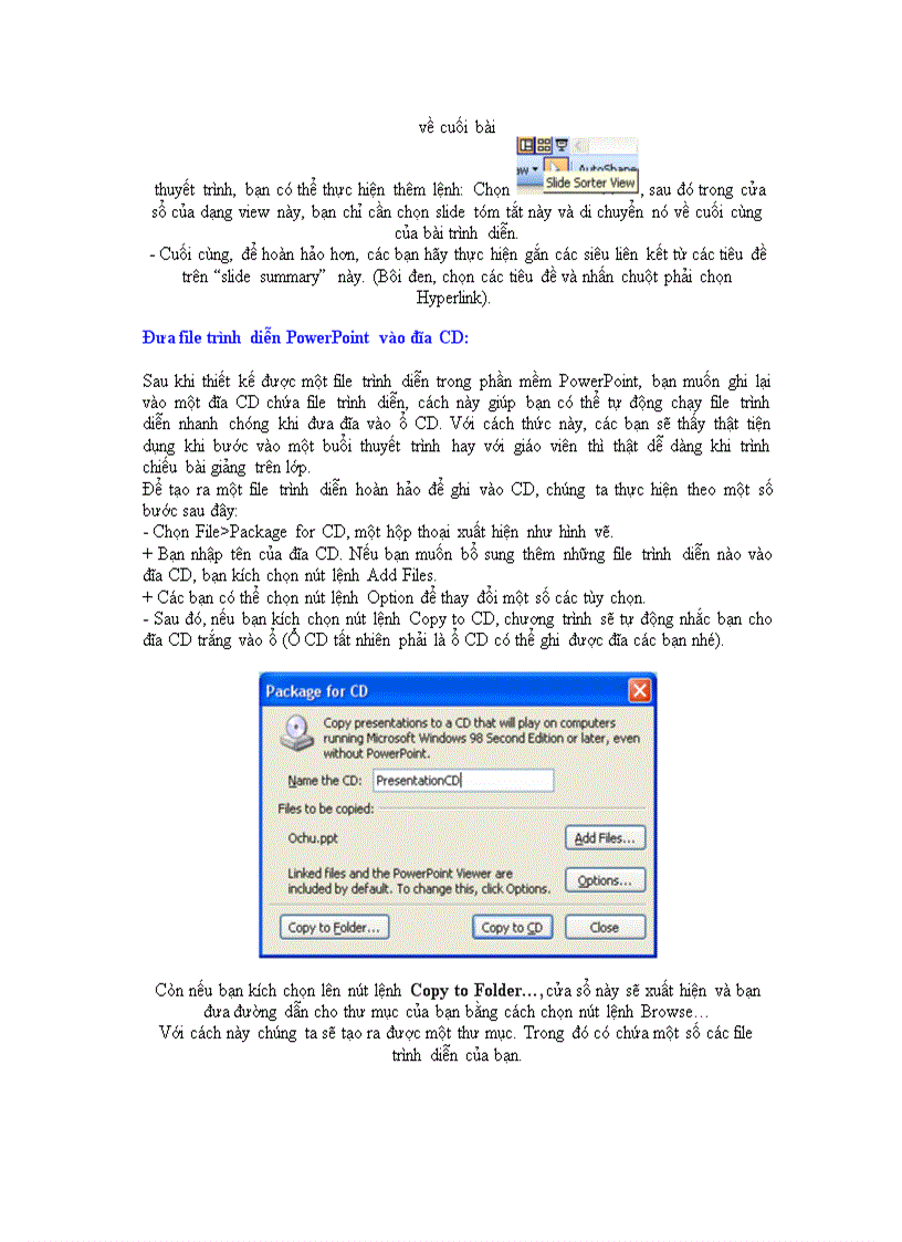 image for page Thủ thuật Powerpoint 2003 CÁC THỦ THUẬT VỀ MS WORD