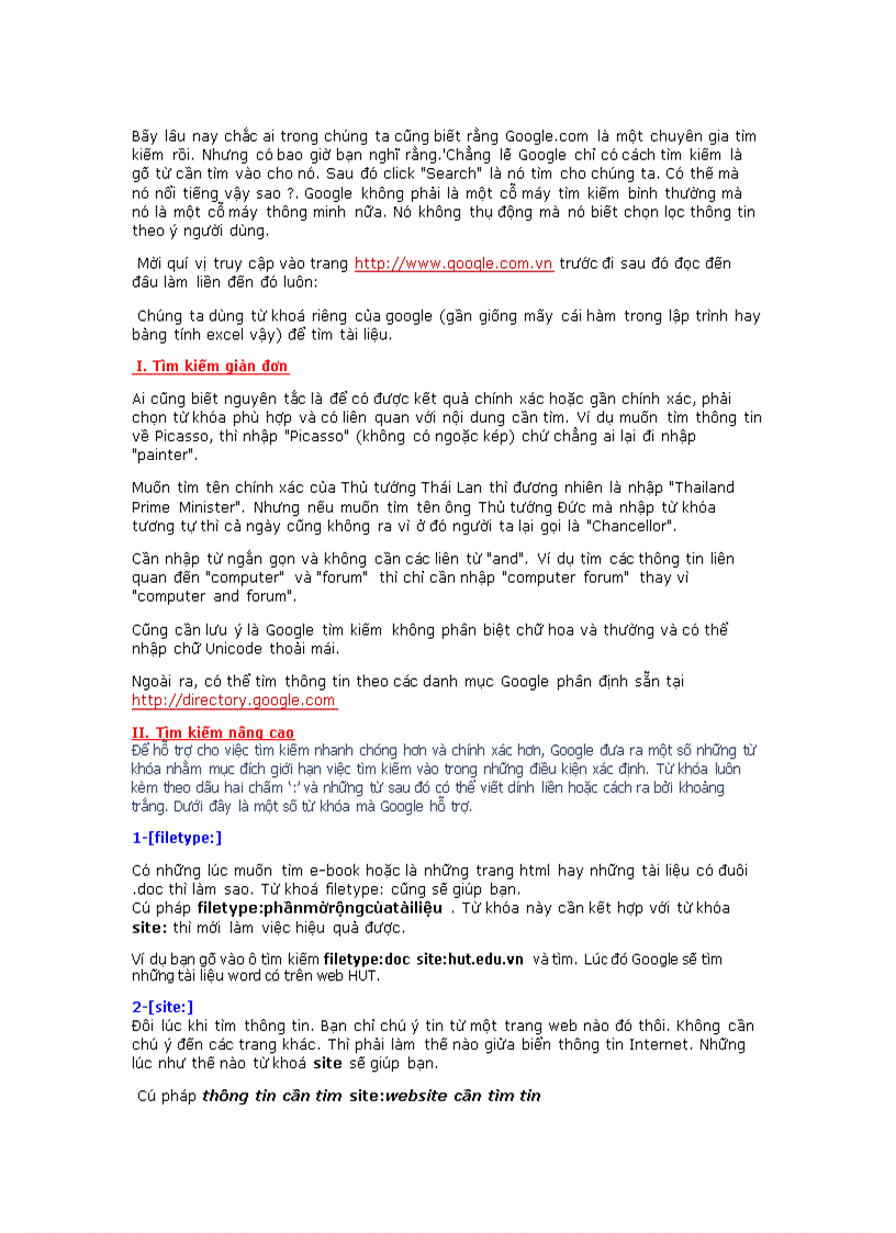 image for page Thủ thuật tìm kiếm google