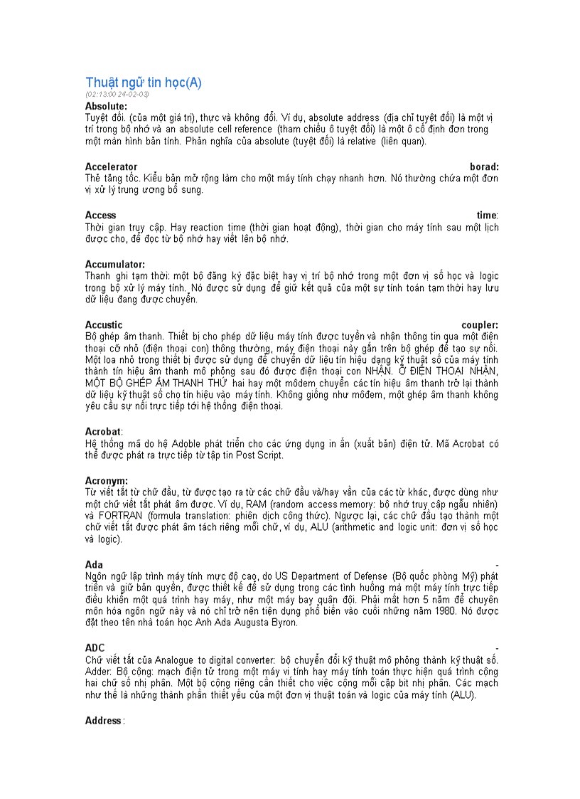 image for page Thuat ngu tin hoc