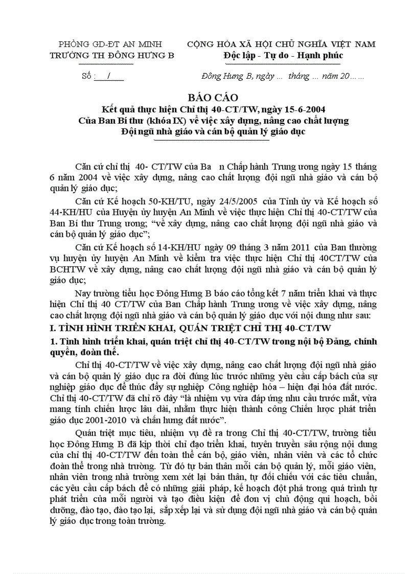 image for page Thực hiện CT 40 TW