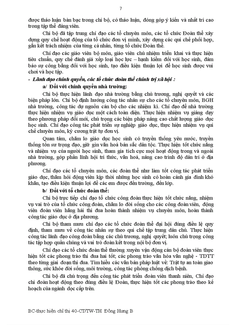 image for page Thực hiện CT 40 TW