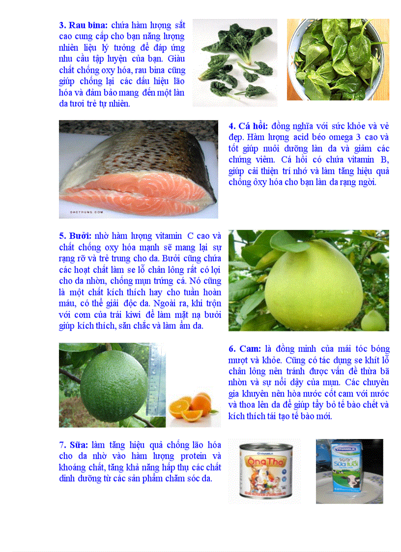 image for page Thực phẩm với sức khỏe và vẻ đẹp của con người