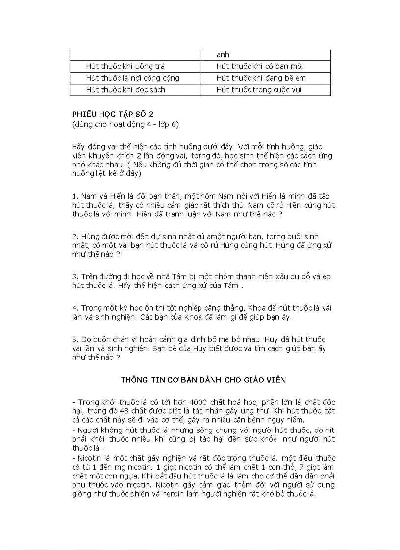 image for page Thuốc là và sức khẻo