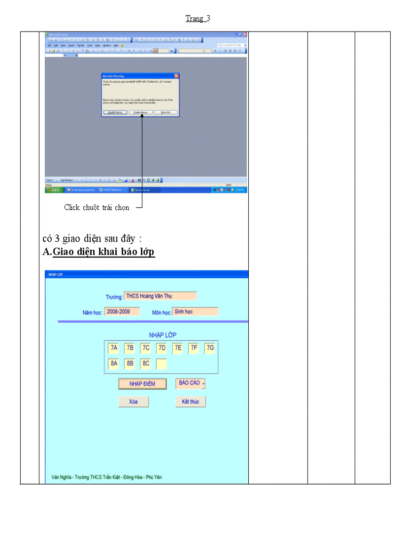 image for page Thuyết minh phần mềm nhập điểm nhanh chính xác