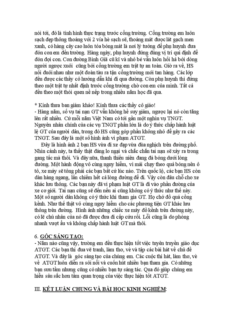 image for page Thuyet trinh ve an toan giao thong truong mam non