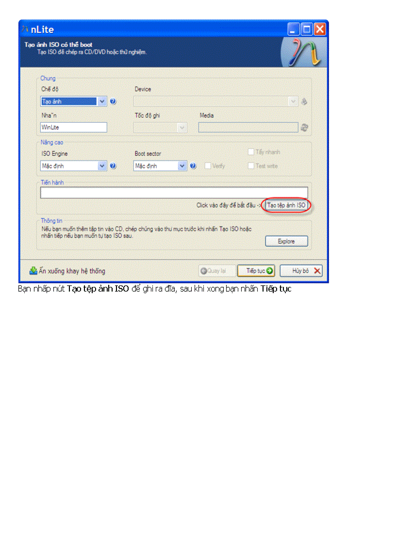 image for page Tích hợp Driver để cài win XP cho máy xách tay