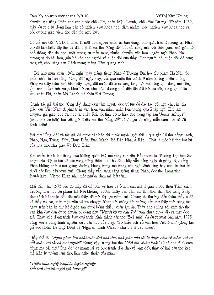 image for page Tích lũy chuyên môn tháng 2 2010