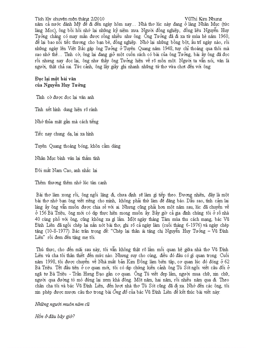 image for page Tích lũy chuyên môn tháng 2 2010